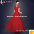 2017 Korean Fashion Knee Length Bridesmaid Sexy Red Mother Of The Bride Dresses For Fat